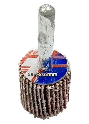 Круг лепестковый в оправке sprut 20 x 20мм x р80 (п-klo-14020)