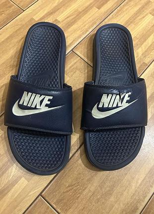 Тапочки, шльопанці nike