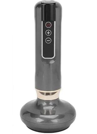 Вакуумный антицеллюлитный массажер для тела cupping massager ds-a15 с инфракрасным подогревом • баночный лимфодренажный массажер 12