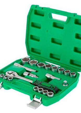 Набор инструмента intertool 1/2" 21 ед. semipro et-6021sp (et-6021sp)