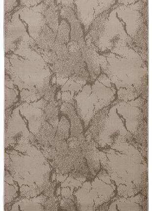 Ковер с низким ворсом dakaria silver run x490a beige shirink 2.00x5.00 м темно бежевый