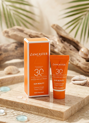 Lancaster sun beauty spf30 солнцезахисний крем для обличчя, 5мл