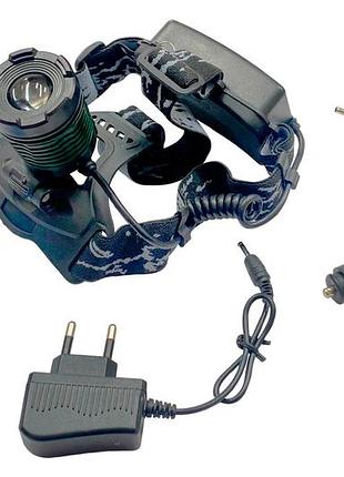 Фонарь налобный bl 1led линза x li-ion (152-bl-2188b-t6-120pcs)