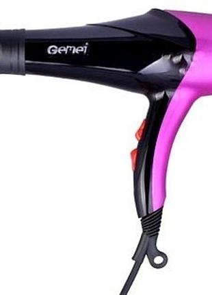 Фен gemei gm-1766 2.6квт ас • мощный профессиональный фен для волос gm-1766