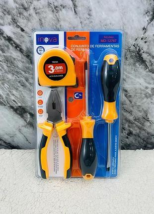 Набор инструментов для ремонта tool kit set 13776-3 | мини-набор для ремонта и бытовых работ tool kit set 13776-3 2