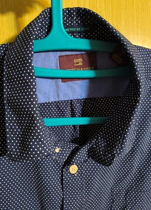 Стильная брендовая рубашка scotch & soda