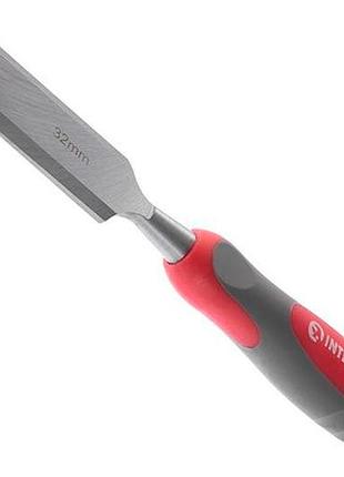 Стамеска intertool 32 мм двокомпонентна рукоятка (ht-3532)