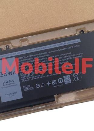 Акумулятор батарея dell latitude 11 3150, 3160, 3550, e5250, e5450, e5550, ryxxh, 38wh, 3300mah