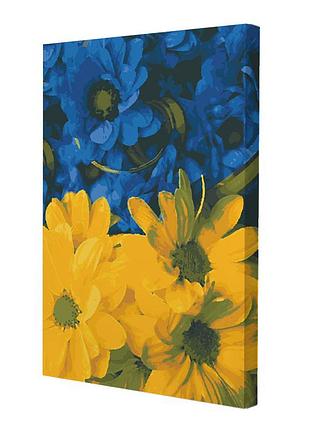 Картина за номерами riviera blanca синьо-жовтий 28x40 см (rb-0536)