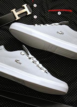 Мужские кеды : lacoste