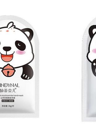 Набор cindynal goat milk nicotinamide hand + foot mask с ниацинамидом и козьим молоком 2 пары