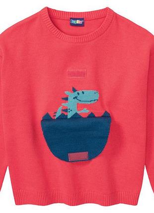 Джемпер тонкой вязки для девочки lupilu lidl 397562 122-128 см (6-8 years) коралловый