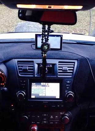 Накидка на панель приборов toyota highlander (2 пок., xu40,)