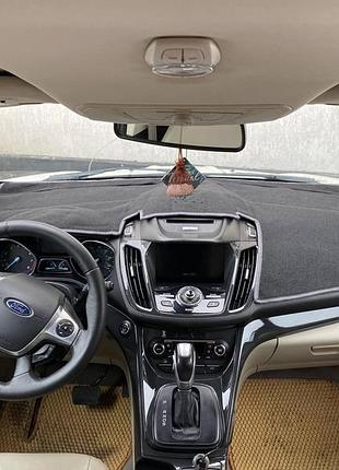 Накидка на панель приборов ford escape 2015+ с большим монитором