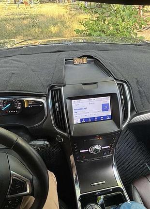 Накидка на панель приборов ford edge (cd4) 2014+