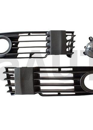 Vw passat b5 00-05 2 галогенни фары + 2 решитки радиатора