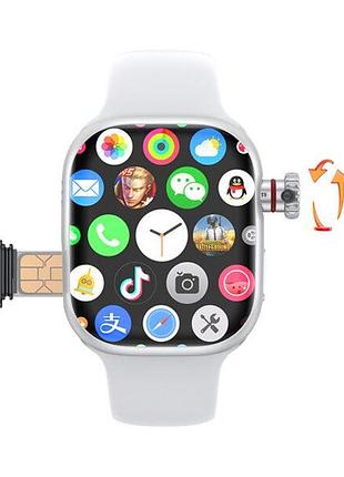 Android 4g смарт часы на симку cd99 32gb smart watch с повортной камерой, playmarket, tiktok и google