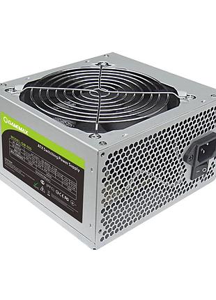 Блок питания atx gamemax gm-500 с кабелем серый