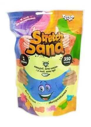 Кінетичний пісок "stretch sand" укр 350 г синій