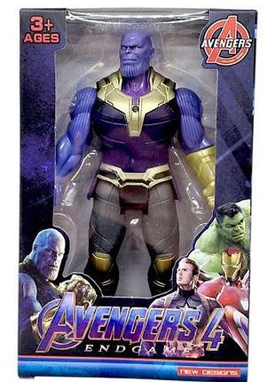 Герой "марвел / marvel", высота 14,5 см, подвижные части тела, шарнирные суставы (танос)