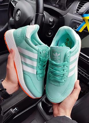 Женские кроссовки adidas iniki мятные