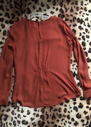 Шифонова блуза / класична блуза / блуза / шовкова блуза4 фото