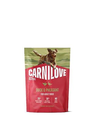 Корм сухий carnilove active duck & pheasant д/cобак качка і фазан 1,5 кг