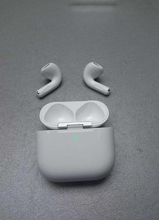 Наушники bluetooth-гарнитура б/у apple airpods 4 (mxp63)