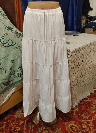 Длинная юбка 30%нейлон
