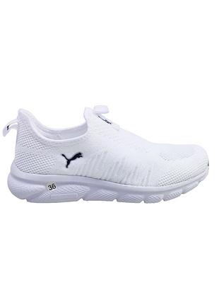 Жіночі кросівки сліпони puma білі