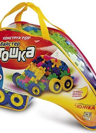 Конструктор с крупными деталями «мастер тошка» 80037unk, 220 запчастей | maxisvit