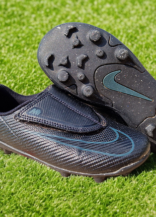 Футбольні бутси nike junior vapor 16 club fg velcro | shadow pack