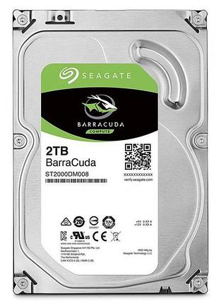 Жорсткий диск seagate 2tb — barracuda 3.5", sata iii, 7200 об/хв (st2000dm008)