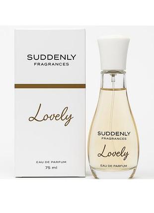 Парфумована жіноча вода suddenly fragrances lovely 75 мл німеччина