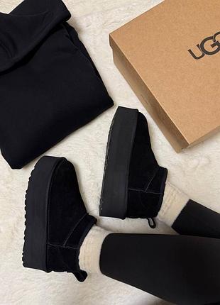 Ugg ultra mini platform black