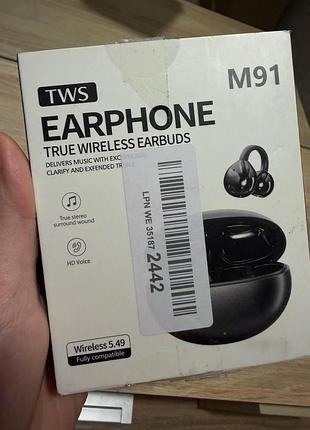 Беспроводные наушники m91 tws