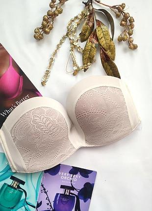 Wonderbra 34c 75c бюстральтер без бритель бандо каркасний бардотка