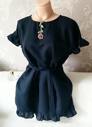 Платье лен+хлопок, s/m