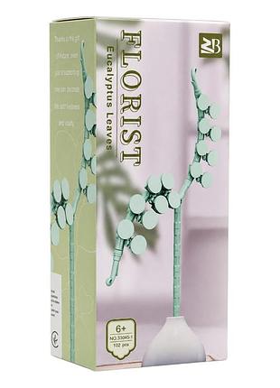 Детский конструктор eucalyptus leaves 33045-1 серии "florist", 102 детали | maxisvit