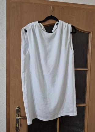 Короткое белое платье zara