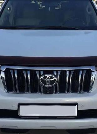 Дефлектор капота (мухобойка) toyota lc pradо 150 2010-2013 (tan24)