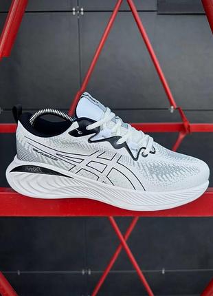 Кроссовки мужские asics gel cumulus белые летние демисезонные весна-лето-осень текстиль размер 41-45 новые 2828-9