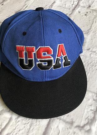 Винтажная бейсболка usa в стиле снепбек