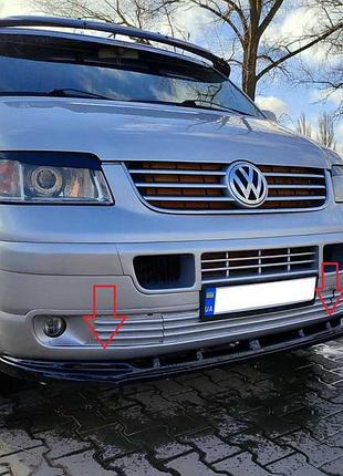 Передний лип-спойлер (abs) для volkswagen t5 transporter 2003-2010 гг