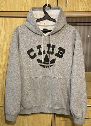 Худи на флисе adidas originals vintage club.оригинал.