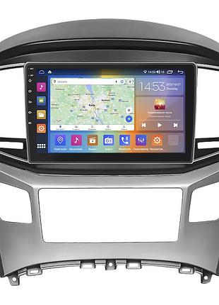 Штатная магнитола lesko для hyundai grand starex i рестайлинг 2 2017-2021 экран 9" 2/32gb carplay 4g wi-fi gps prime