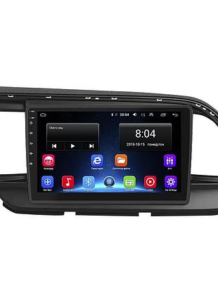 Штатная магнитола lesko для hyundai elantra vi (ad) рестайлинг ver 2 2018-2020 экран 9" 2/32gb wi-fi gps base