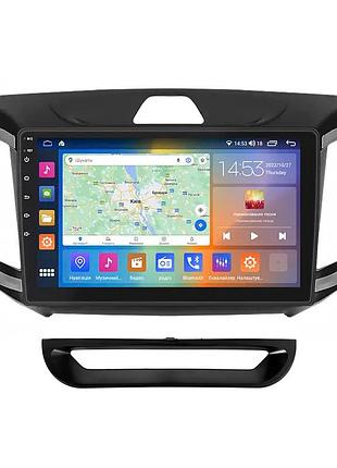 Штатная магнитола lesko для hyundai creta i 2016-2020 экран 10" 2/32gb carplay 4g wi-fi gps prime