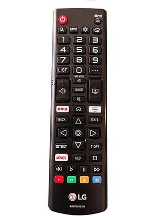 Пульт akb75675311 для телевізорів lg серій tl510, mt49, tk420 та іншими