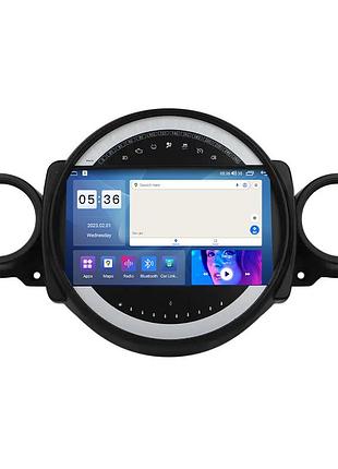 Штатная магнитола lesko для mini hatch ii (r56) рестайлинг 2010-2013 экран 9" 4/64gb carplay 4g wi-fi gps prime